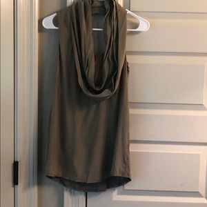 Nicole Miller tank with attached scarf